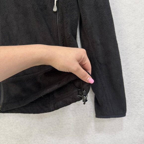 Mountain Hardwear Jacket Womens Large Black Fleece Full Zip Outdoors Hiking Warm - Picture 4 of 13
